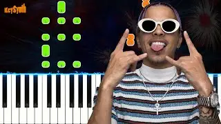 Reloj - Rauw Alejandro x Anuel AA - Piano Tutorial - KeySynth