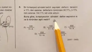 ösym sınavlarında çıkmış matematik soru çözümleri - sayı problemleri test 3/4