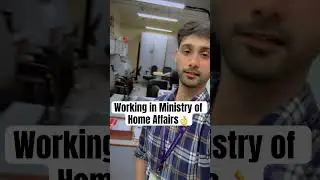 Working in Ministry of Home Affairs👌 #shortsfeed #reactionvideos#governmentjobs#governmentschemes