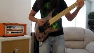 Orange Rockerverb 50 mk II и Bernie Rico Jr. 7 String demo (чистый металл)