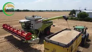JD T670i / NH CX / 2x Claas Lexion || 4x NH T7 / 2x JD 6M || Žatva Pšenica || Pieštany