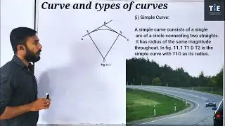 Curve and types of curve | curve in highway | curve - surveying-1|TIE Academy | Prof. Ganesh Mahalle