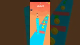 cube stacker surfer 3d best Android iOS gameplay level 50