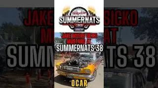 Jake Myers SICKO 1966 Mustang Burnout Car at Summernats 38 #Summernats #JakeMyers #SICKO #66Mustang