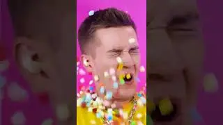 Giant Pink Surprise Egg! ASMR Food Eating #shorts #challenge #comedy #funny #ratata