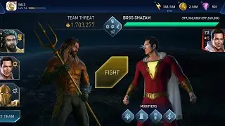 Sub Boss SHAZAM ⚡Solo Raid Event Fights ☠️ InJustice 2 Mobile Gameplay