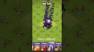 💯 Bat Spell vs Archer Towers | Clash of Clans