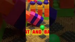 Mini Building Block Cricket Kit | Creative Block Sports Model #lego #funbuildingblocks #blockcraft