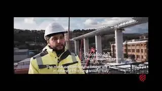Pronte di Genova spiegazioni delle campate del ponte