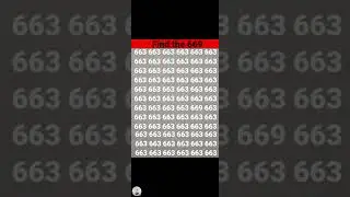 Find the 669 number | test your iq power