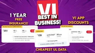 Mobile Loss Insurance with Vi Recharge🔥: Vi Cheapest Unlimited Data, Vi App Discounts