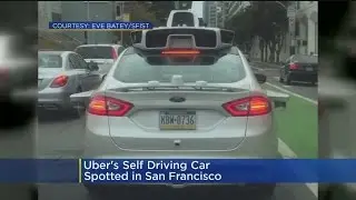 Self-Driving Car With Uber Logo Spotted In San Francisco