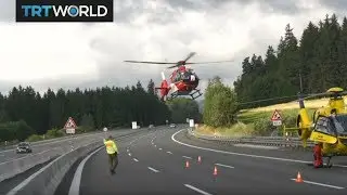Bavaria Bus Crash: Bus collides with truck, bursts into flames