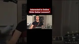 Offering Online SLIDE GUITAR Lessons #shorts