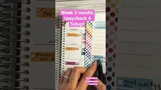 WEEK 3 RESULTS| PAYCHECK 4 SETUP| FEBRUARY BUDGET W/ME #penandpaper #budget2023 #budgeting