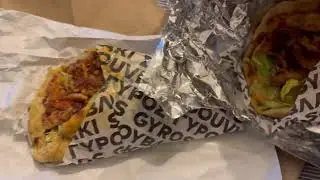 Two Gyro Stuffing Before Stuffing