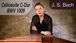Johann Sebastian Bach - 3rd Suite for Violoncello in C-Major BWV 1009 | Katarzyna Myćka, Marimba