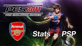 Pes 2011 (WE2011) Arsenal Stats - PSP