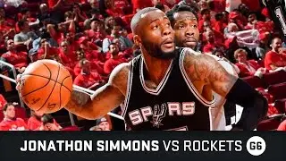 Jonathon Simmons Highlights: 18 PTS, 4 AST, 1 STL vs Rockets Semifinals Game 6 (11.05.2017)