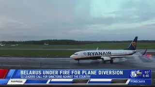 Biden calls Belarus plane diversion an 'outrageous incident'