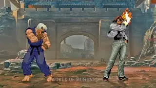 [Street Fighter Mugens] Voilent Ken VS Kyo Kusanagi (Evil)