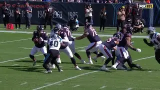 Charles Harris brings down Caleb Williams for third-down sack