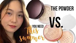 The Best Setting Powder To Use This Summer| 9HR Laura Mercier Translucent Vs. Too Faced Mattifying