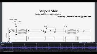 Striped Shirt (full track) - Rockschool Electric Guitar Grade 6 Lesson