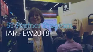 ST at Embedded World 2018 with ST Partner IAR