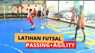 cara meningkatkan latihan passing dan agility drill pemain futsal