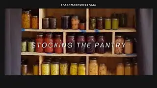 Preparing the PANTRY for winter | Preserving our garden Food