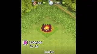 Army camp level 1 to max level animated video #shorts #coc