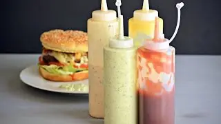 GREEN SAUCE, BBQ KETCHUP, PINEAPPLE MAYONNAISE | How To Make Dipping Sauces | SyS