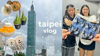 TAIWAN Vlog ⭐️ taipei food tour, japanese tea houses & matcha, lots of shopping, exploring taiwan
