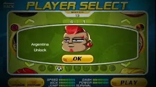 Head soccer - How to unlock Argentina