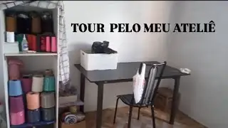 TOUR PELO MEU ATELIÊ 💜🌼