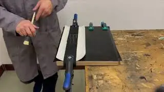 Finger splicing of baler belt with aramid scrim fabric and Multiface and final dynamic test