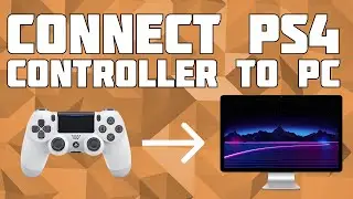 Как подключить контроллер PS4 к ПК! Проводной, Bluetooth, беспроводной!
