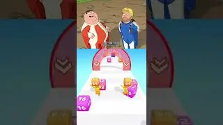Funny animated characters play a difficult game#funnyanimation #challenginggame
