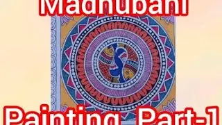 Madhubani Painting Work in Progress | Step by Step Drawing Process