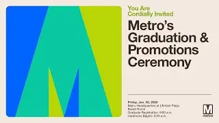 Metro Operations Graduation & Promotion Ceremony | January 30, 2026