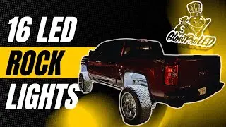 Installing 16 LED Rock Lights on My GMC Sierra Denali !!!