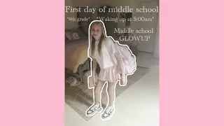 First day of MIDDLE SCHOOL! Waking up at 5:00 am *GRWM*