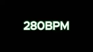1 Hour 280 BPM Metronome | Steady Tempo for Practice and Study