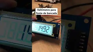 Projetamos esse volt&iacute;metro para fonte de bancada!