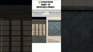 Stylish Roller Blinds &ndash; UV Protection & Privacy! ☀️ #music #slowedandreverb #gadgets