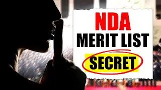 NDA Merit List Secret | Crack NDA Merit List | The Hidden Formula Revealed