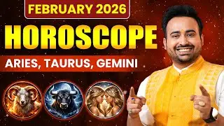 February 2026 Horoscope | Aries Taurus Gemini | Monthly Astrology Predictions