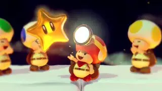 Captain Toad: Treasure Tracker - Bonus-7: Toad Brigade to Bullet Bill Base! Walkthrough (Co-op)