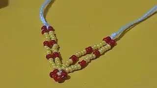 Laddu gopal ji ki moti ki mala #trending #diy #jwellery #jewelrymaking  #laddugopalcollection